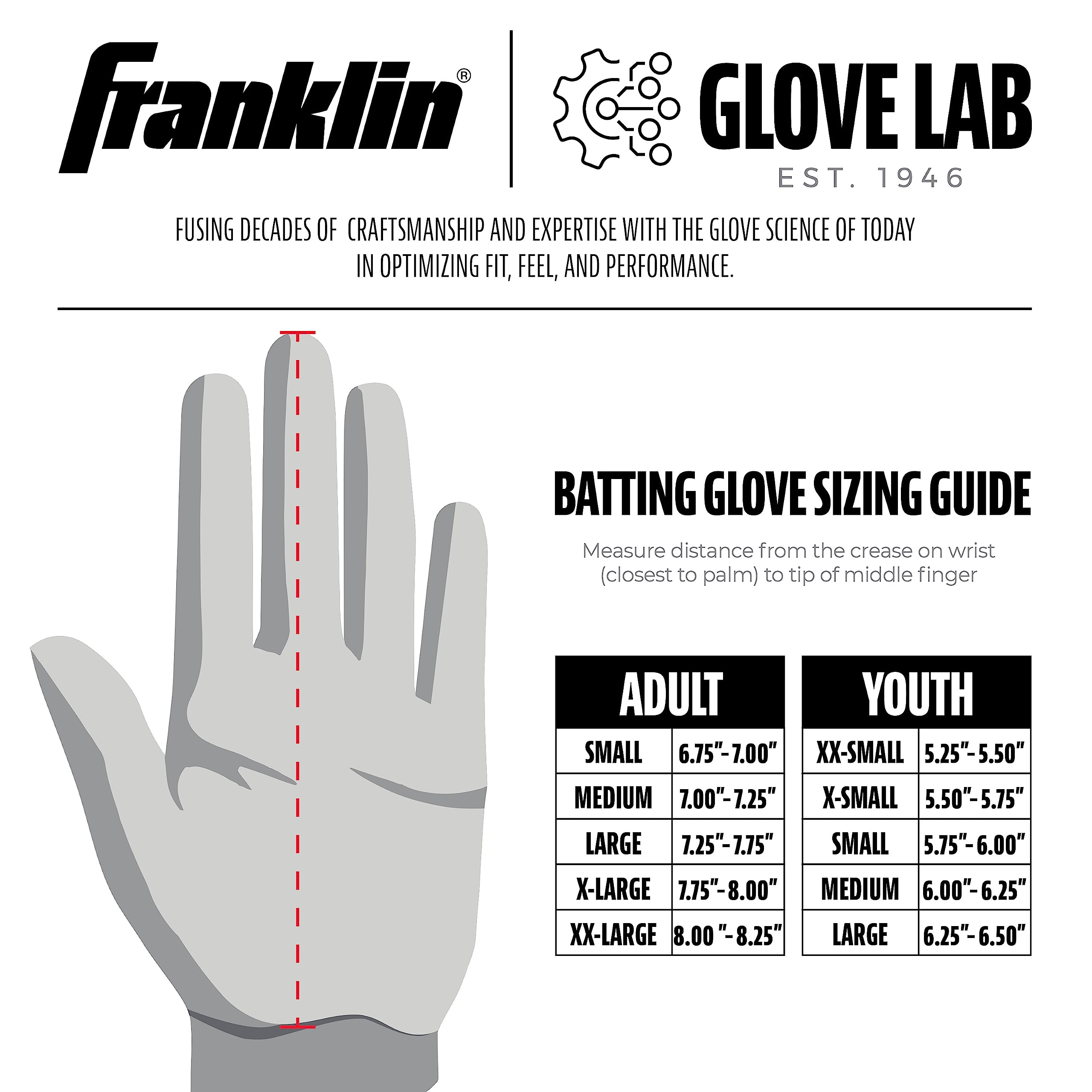 Foto 6 pulgar | Guantes De Bateo Franklin Sports Cfx Pro Mlb Youth Small - Venta Internacional.
