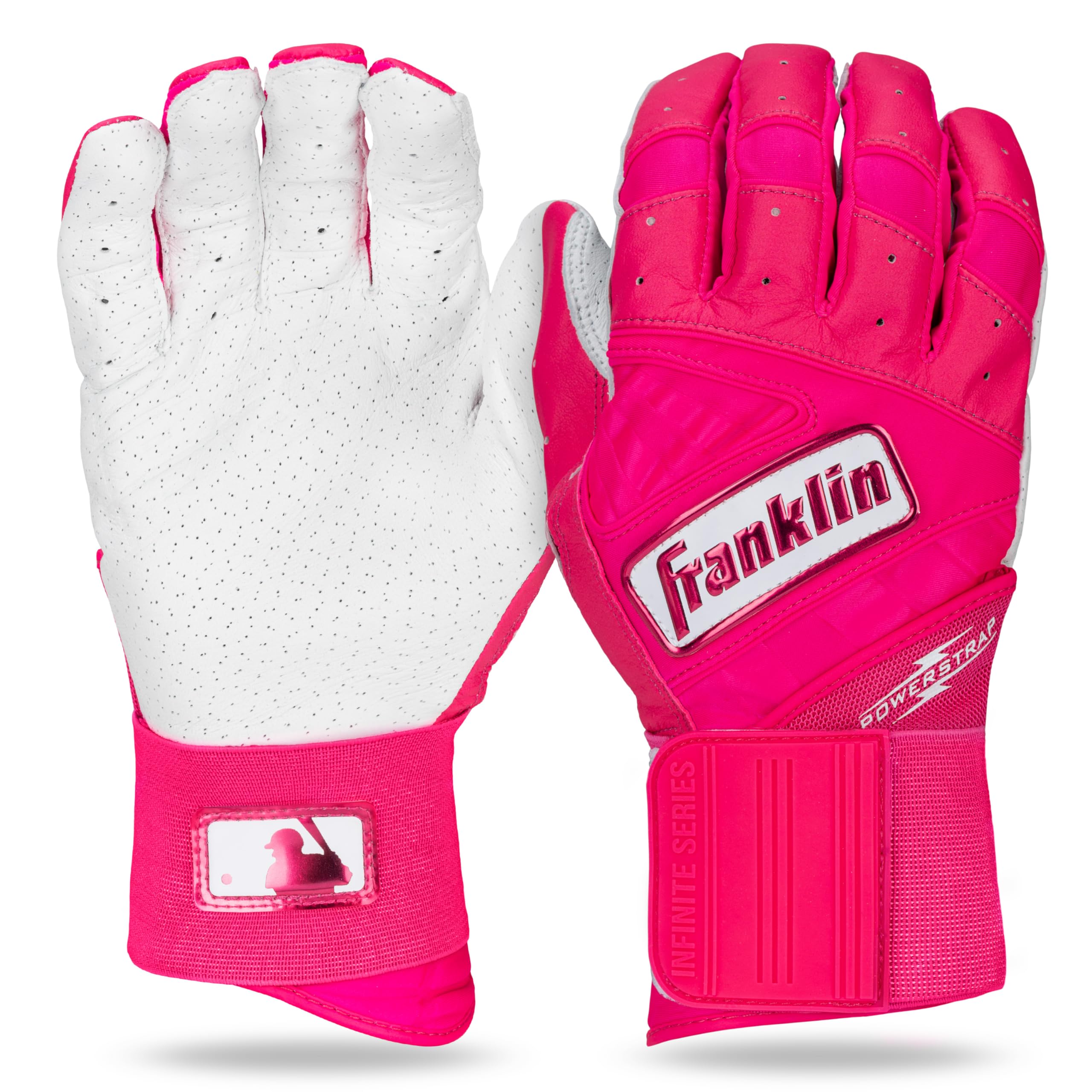 Guantes De Bateo Franklin Sport Mlb Infinite Powerstrap Pink - Venta Internacional.