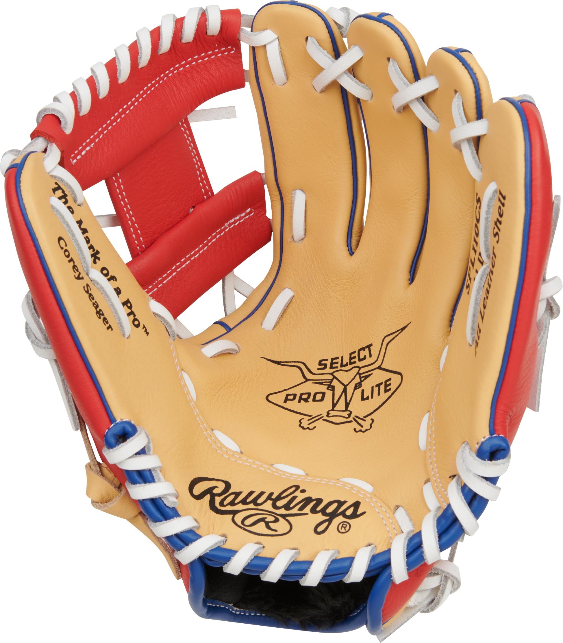 Foto 4 pulgar | Guante De Béisbol Rawlings Select Pro Lite Series C. Seager - Venta Internacional.