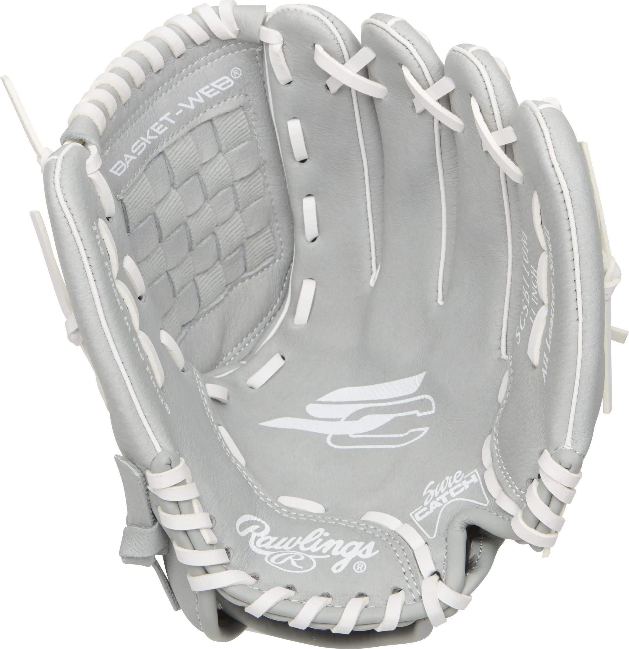 Foto 4 pulgar | Guantes De Softball Rawlings Sure Catch Series, Color Verde Azulado, 11 Pulgadas, Rht - Venta Internacional.