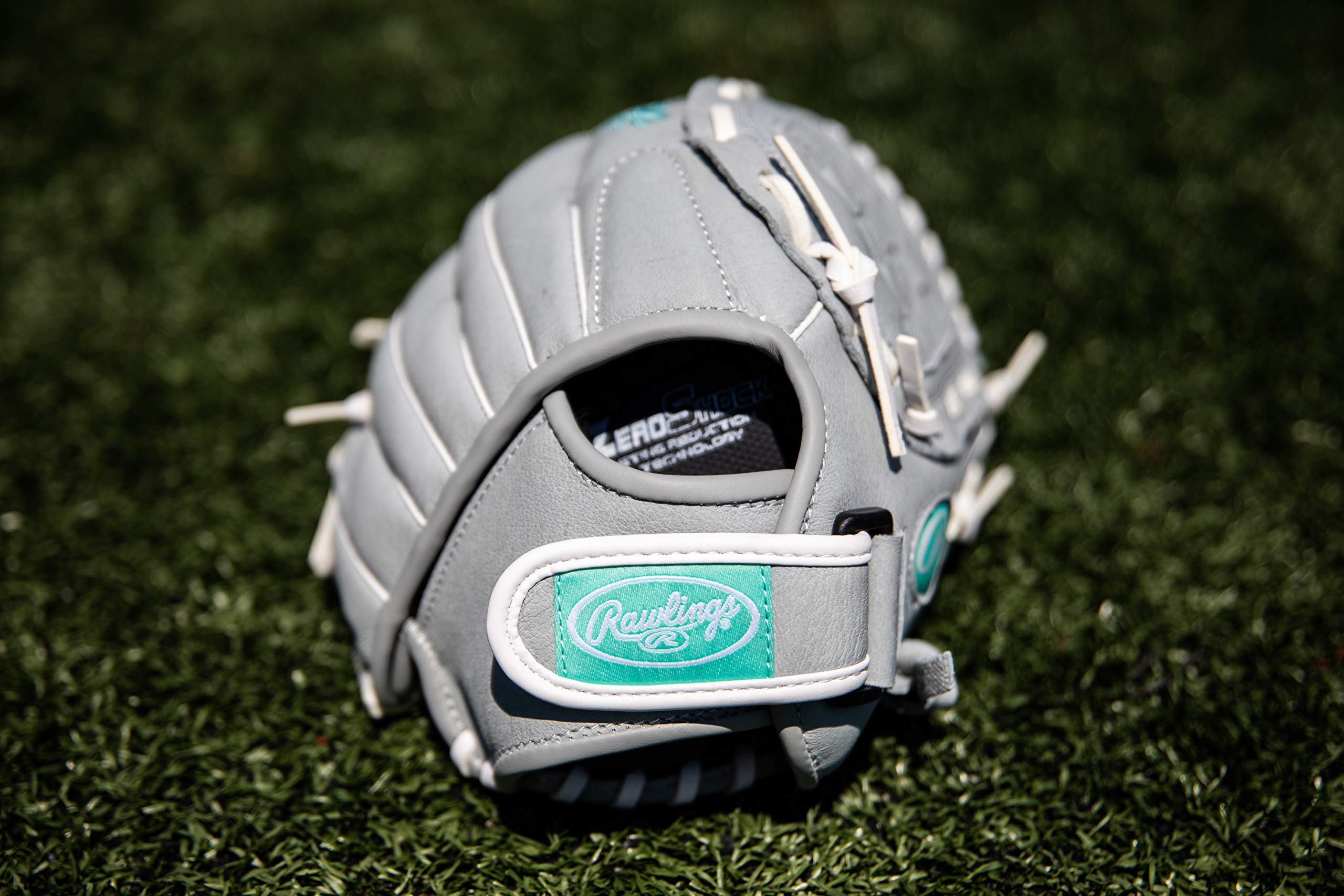 Foto 7 pulgar | Guantes De Softball Rawlings Sure Catch Series, Color Verde Azulado, 11 Pulgadas, Rht - Venta Internacional.