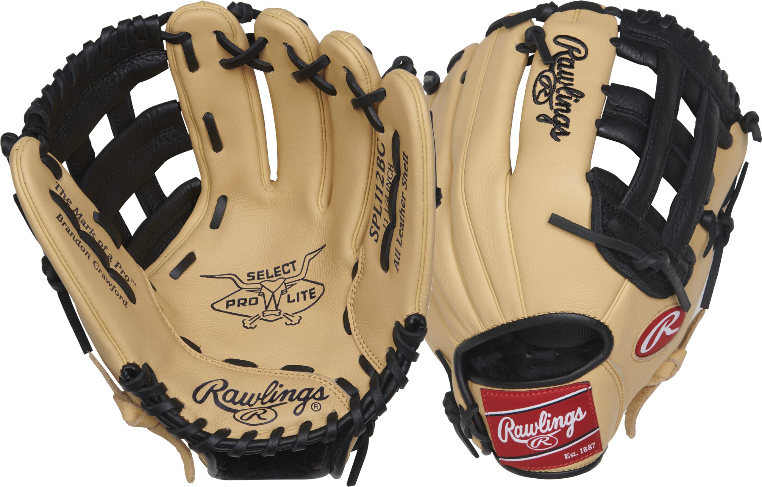 Foto 2 pulgar | Guantes De Béisbol Para Jóvenes Rawlings Select Pro Lite Brandon Crawford - Venta Internacional.