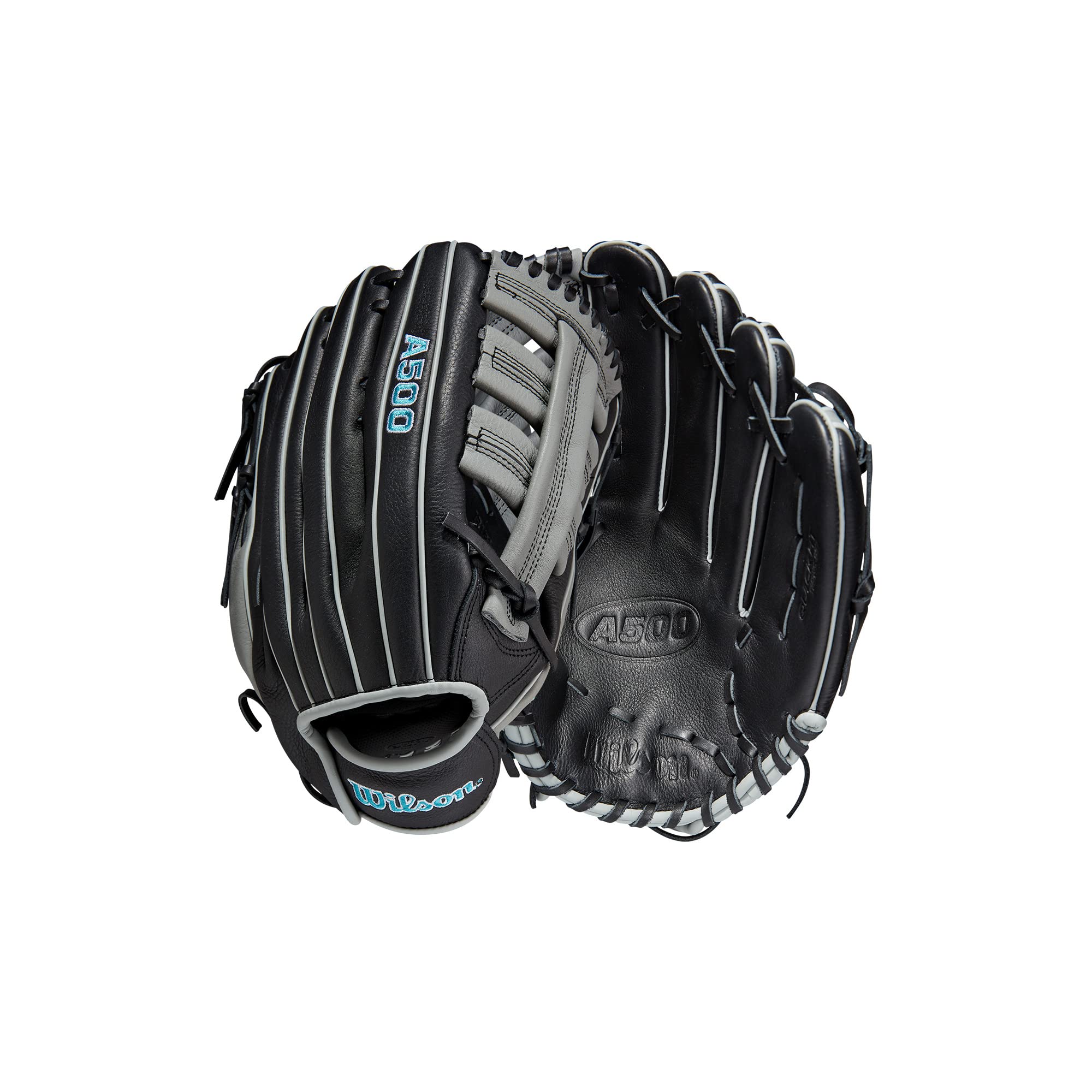 Foto 2 pulgar | Guante De Béisbol Wilson A500 Utility Youth 12.5 Pulgadas, Negro/gris/b - Venta Internacional.