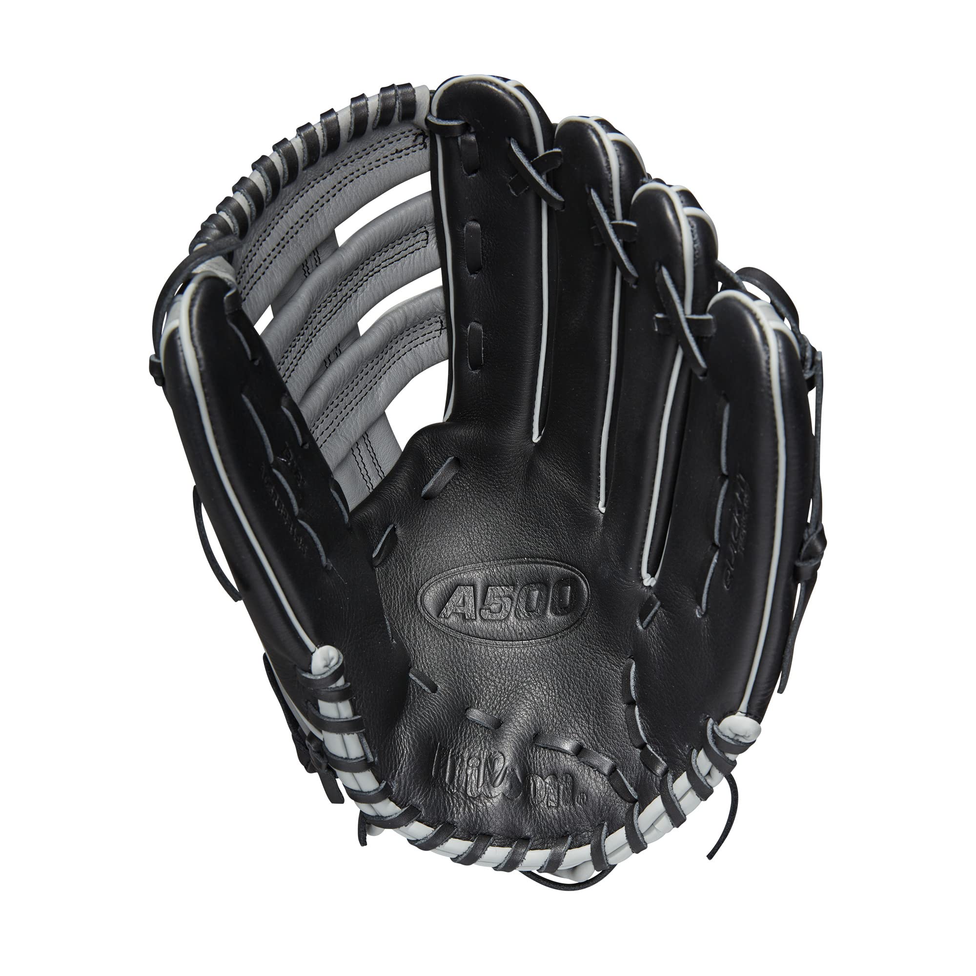 Foto 3 pulgar | Guante De Béisbol Wilson A500 Utility Youth 12.5 Pulgadas, Negro/gris/b - Venta Internacional.
