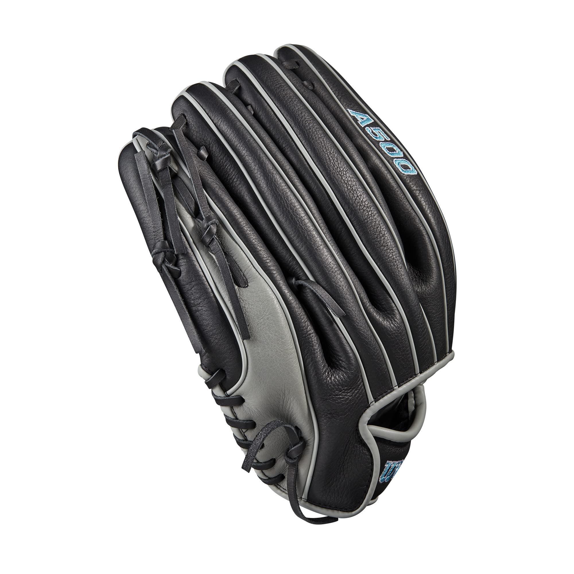 Foto 5 | Guante De Béisbol Wilson A500 Utility Youth 12.5 Pulgadas, Negro/gris/b - Venta Internacional.
