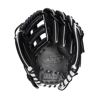 Foto 2 | Guante De Béisbol Wilson A500 Utility Youth 10.5», Negro/blanco - Venta Internacional.