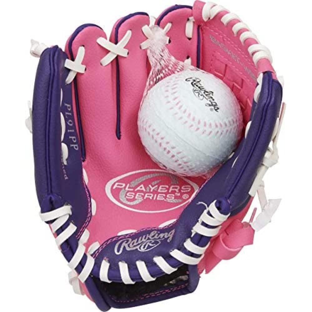 Foto 4 pulgar | Guante De Béisbol Rawlings Players Series T-ball Youth 9 Rosa - Venta Internacional.