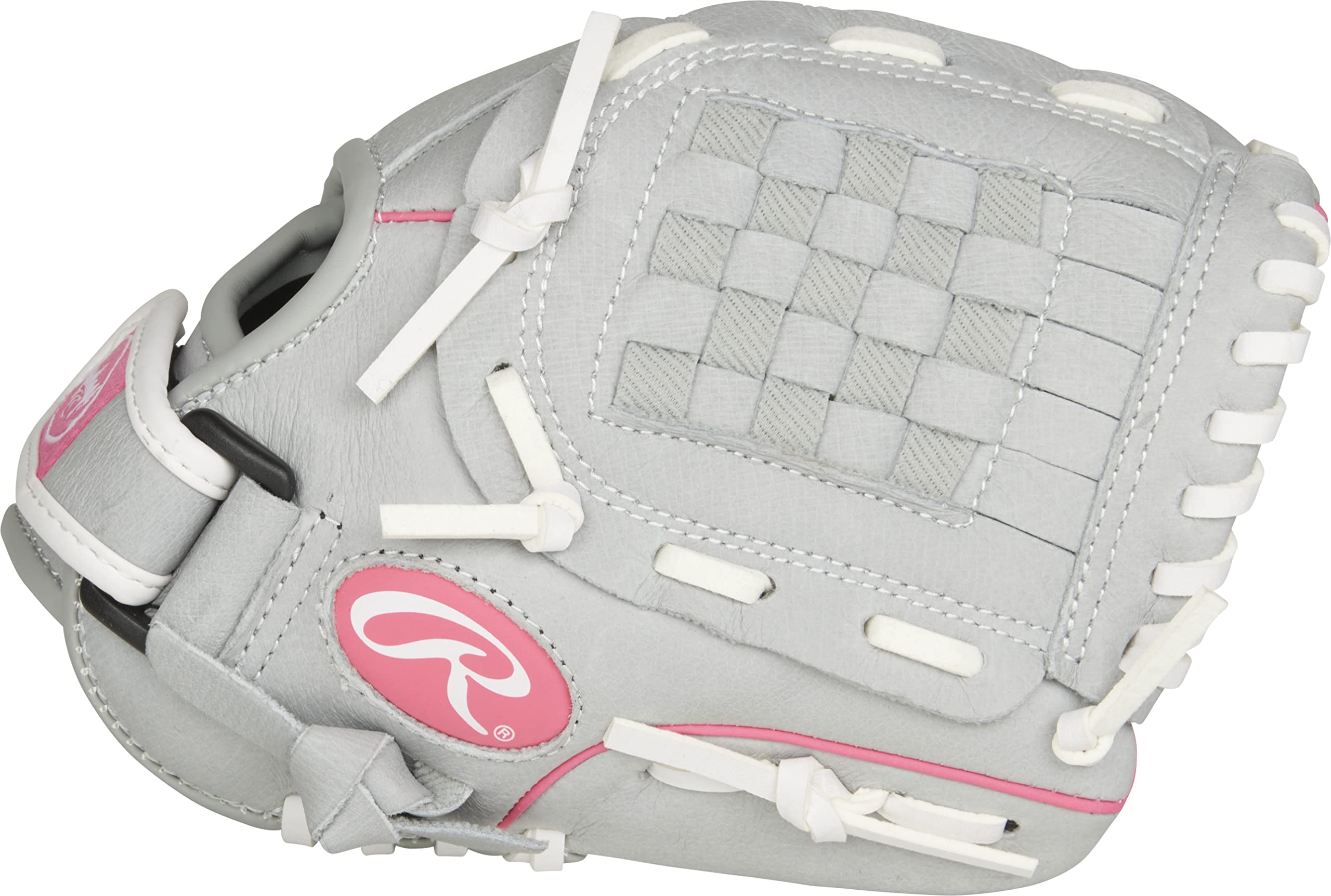 Foto 3 pulgar | Guantes De Softball Rawlings Sure Catch Series Rosa/gris/blanco - Venta Internacional.
