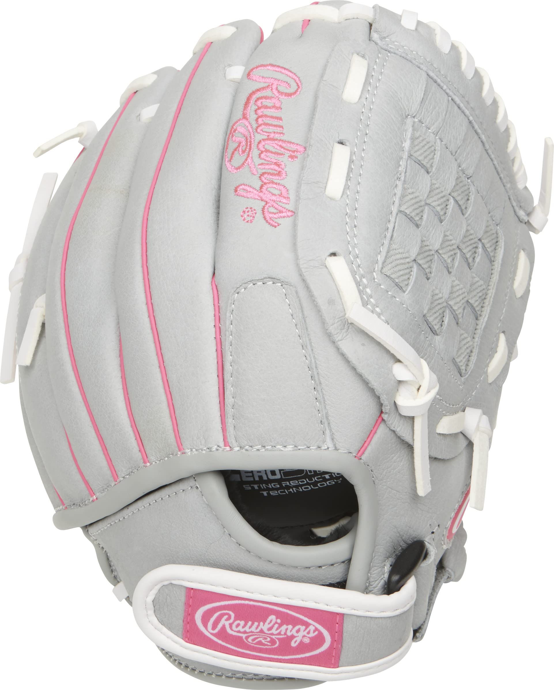Foto 4 | Guantes De Softball Rawlings Sure Catch Series Rosa/gris/blanco - Venta Internacional.