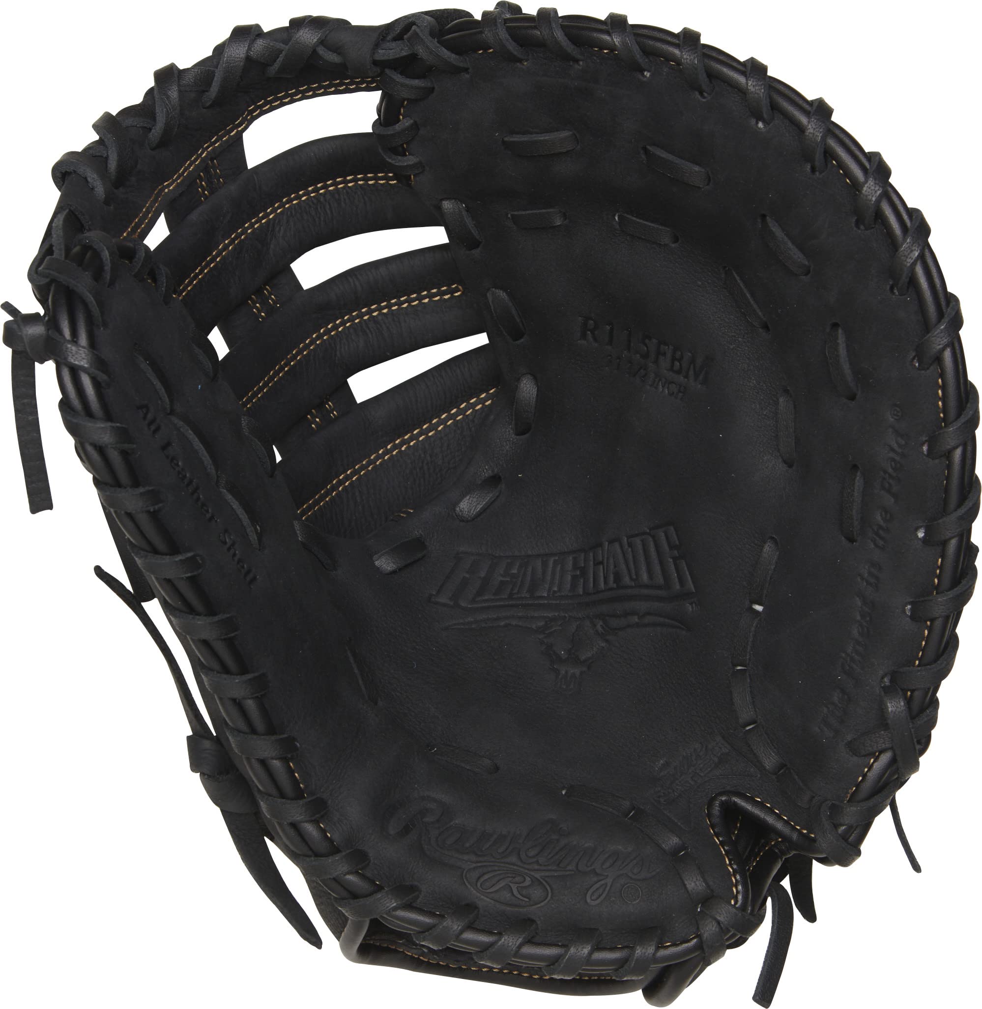 Foto 3 | Guante De Béisbol De Primera Base Rawlings Renegade De 11.5 Pulgadas Para Adultos - Venta Internacional.