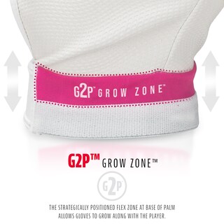 Foto 3 | Guantes De Bateo Franklin Sports Mlb Grow To Pro Kids, Color Rosa - Venta Internacional.