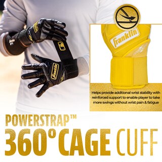 Foto 4 | Guantes De Bateo Franklin Sports Infinite Powerstrap Para Adultos - Venta Internacional.