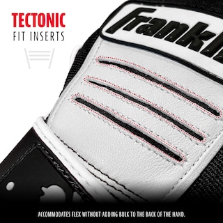 Foto 3 | Guantes De Bateo De Béisbol Franklin Sports Cfx Pro Black/pearl - Venta Internacional.