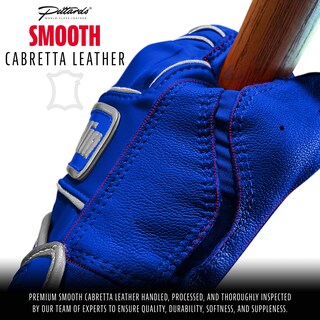 Foto 2 | Guantes De Bateo Franklin Sports Powerstrap, Color Azul Cromado, Para Adultos - Venta Internacional.