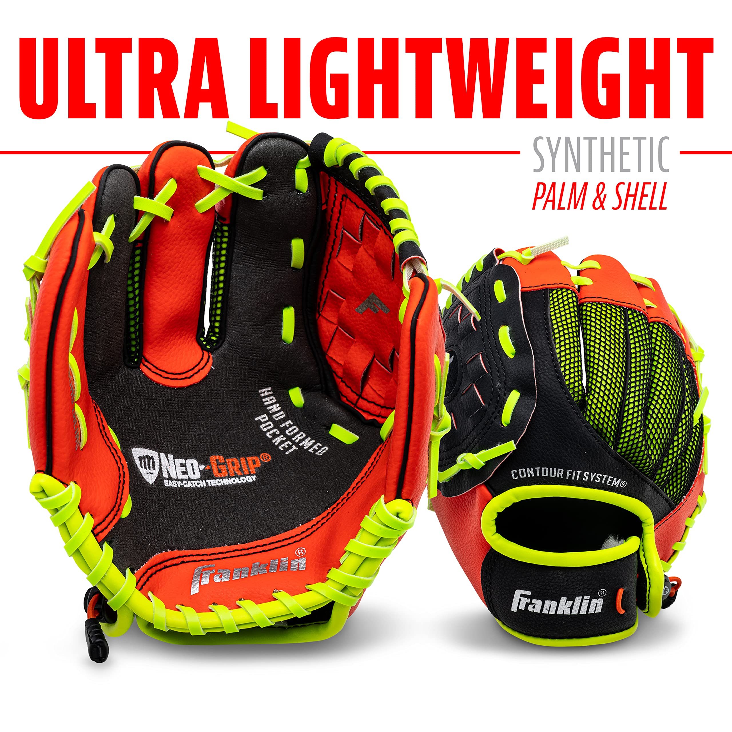 Foto 5 pulgar | Guante Teeball Franklin Sports Neo-grip De Piel Sintética 9.0 - Venta Internacional.