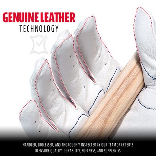 Foto 2 | Guantes De Bateo Franklin Sports Shok-sorb X Baseball, Blancos - Venta Internacional.