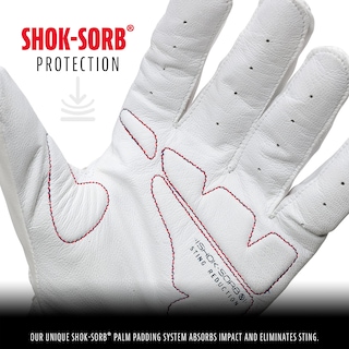 Foto 3 | Guantes De Bateo Franklin Sports Shok-sorb X Baseball, Blancos - Venta Internacional.