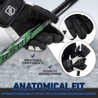 Foto 4 | Guantes De Hockey Callejero Franklin Sports Nhl Senior 12 Pulgadas - Venta Internacional.