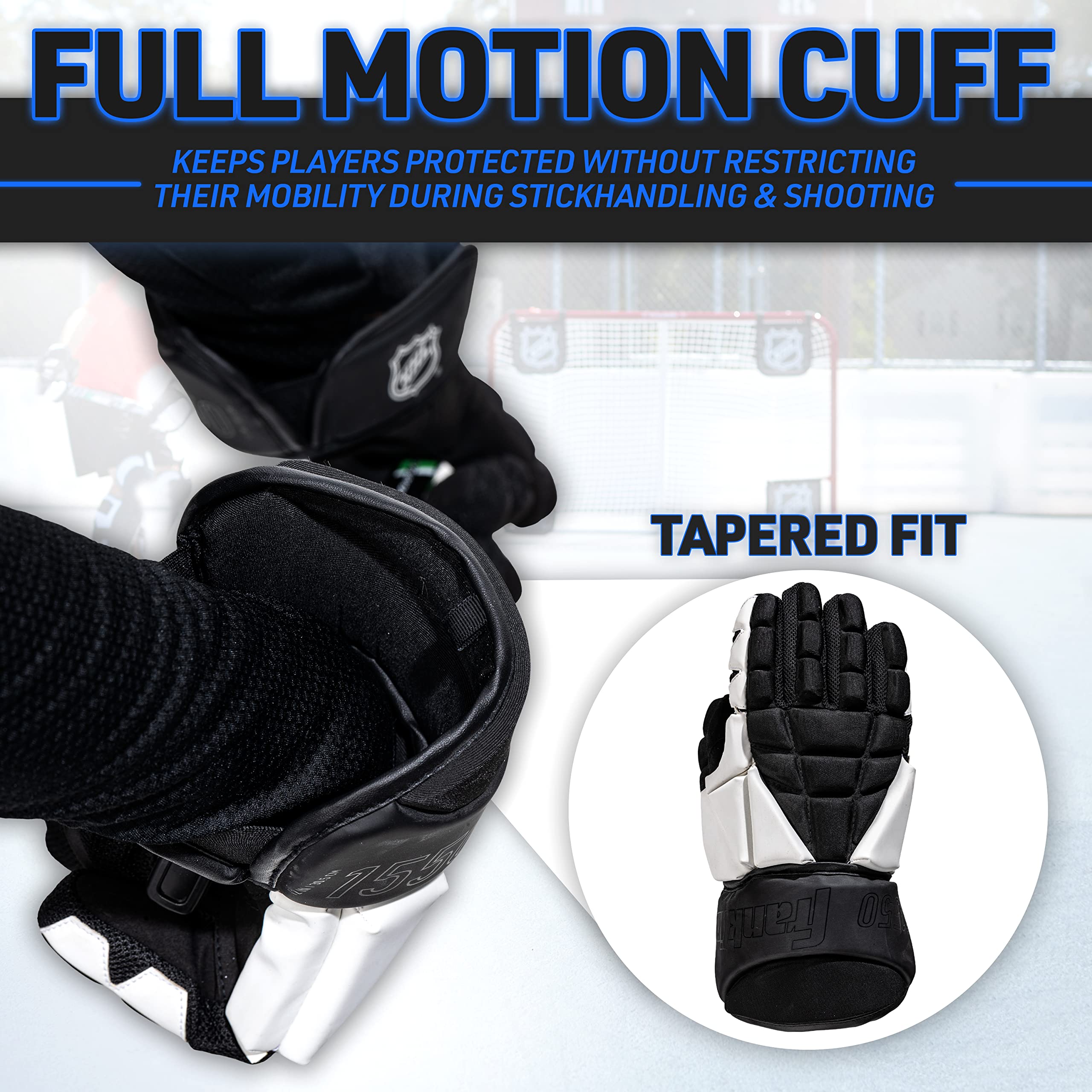 Foto 5 | Guantes De Hockey Callejero Franklin Sports Nhl Senior 12 Pulgadas - Venta Internacional.