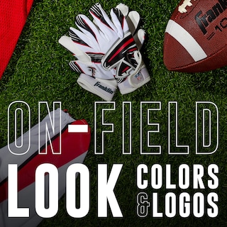 Foto 4 | Guantes De Receptor De Fútbol Franklin Sports Atlanta Falcons - Venta Internacional.