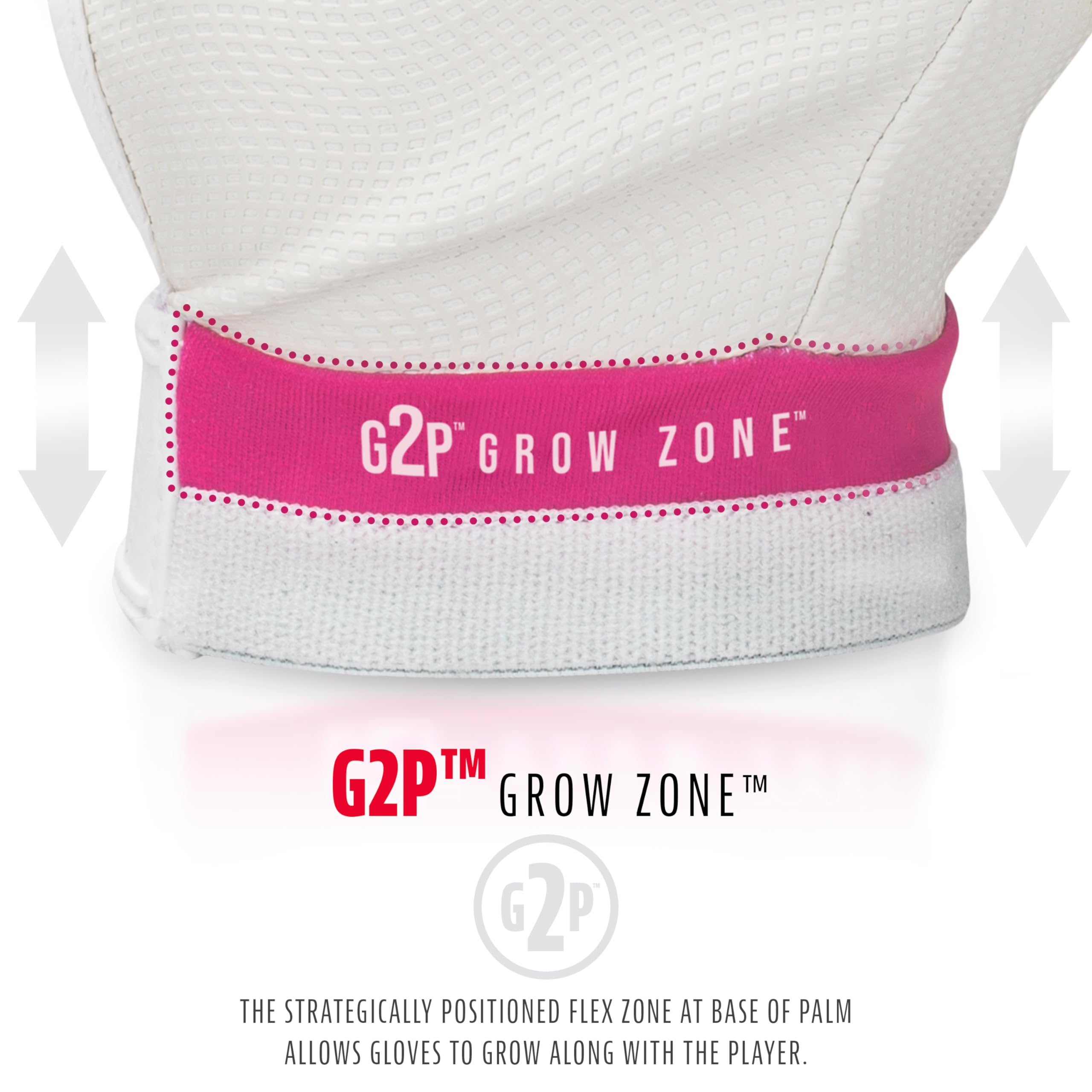 Foto 4 pulgar | Guantes De Bateo Franklin Sports Mlb Grow To Pro Kids Pink Xs - Venta Internacional.
