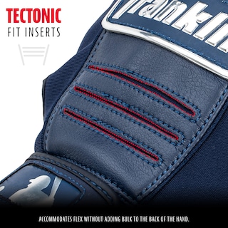 Foto 3 | Guantes De Bateo De Béisbol Franklin Sports Cfx Pro Chrome Navy - Venta Internacional.