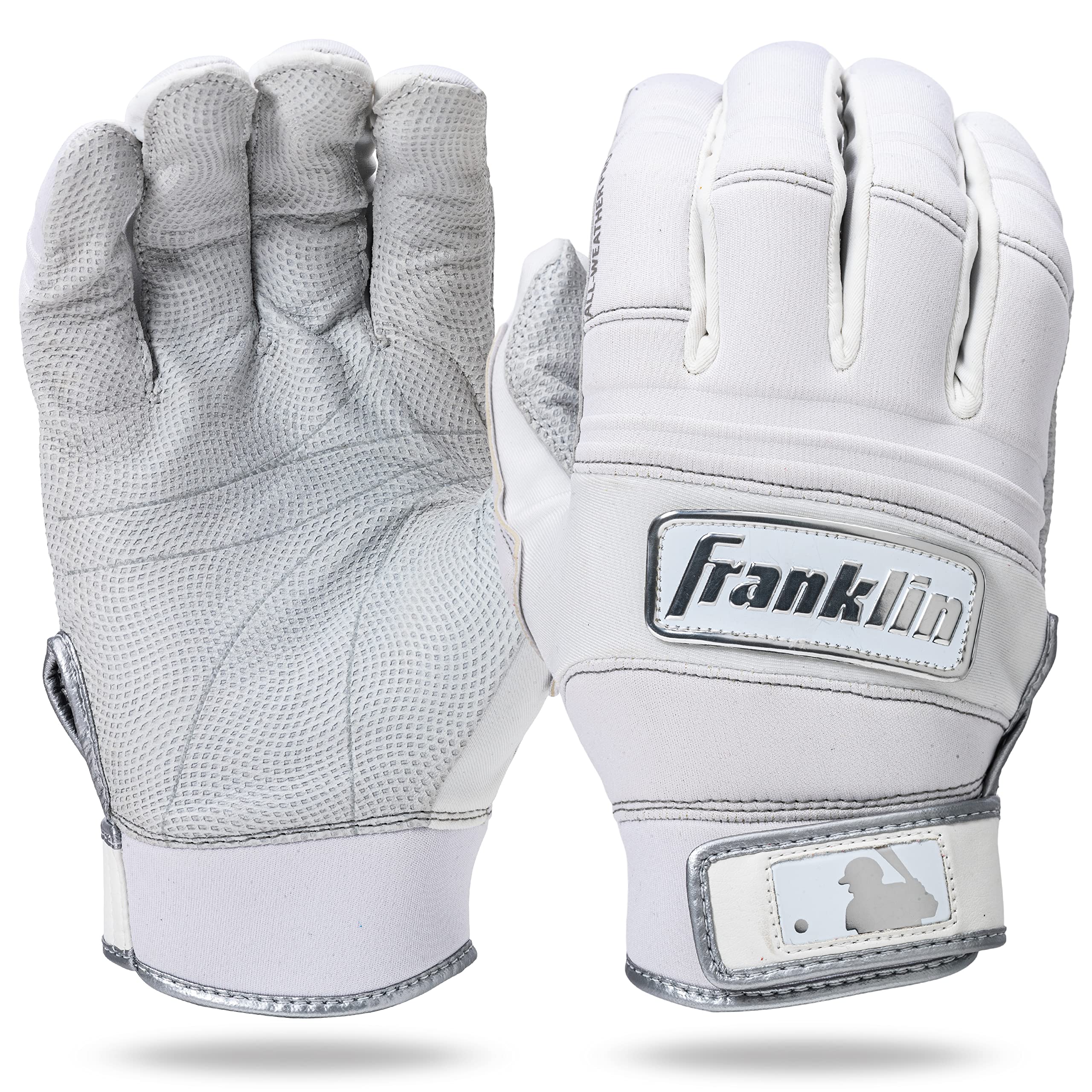 Foto 2 pulgar | Guante De Béisbol Franklin Sports Mlb A S Blanco/cromado - Venta Internacional.