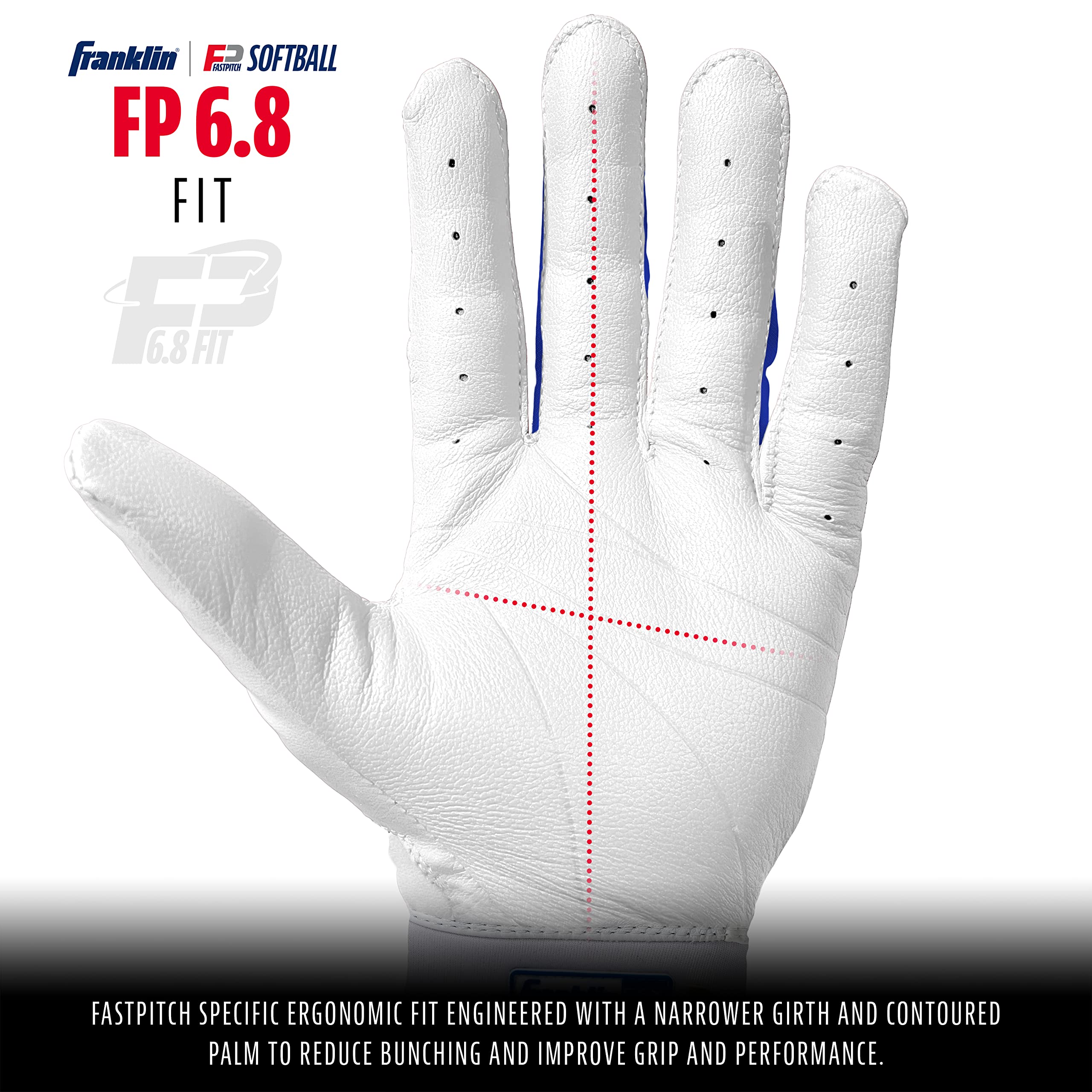Foto 3 pulgar | Guantes De Bateo Para Sóftbol Franklin Sports Cfx Pro Adult L - Venta Internacional.