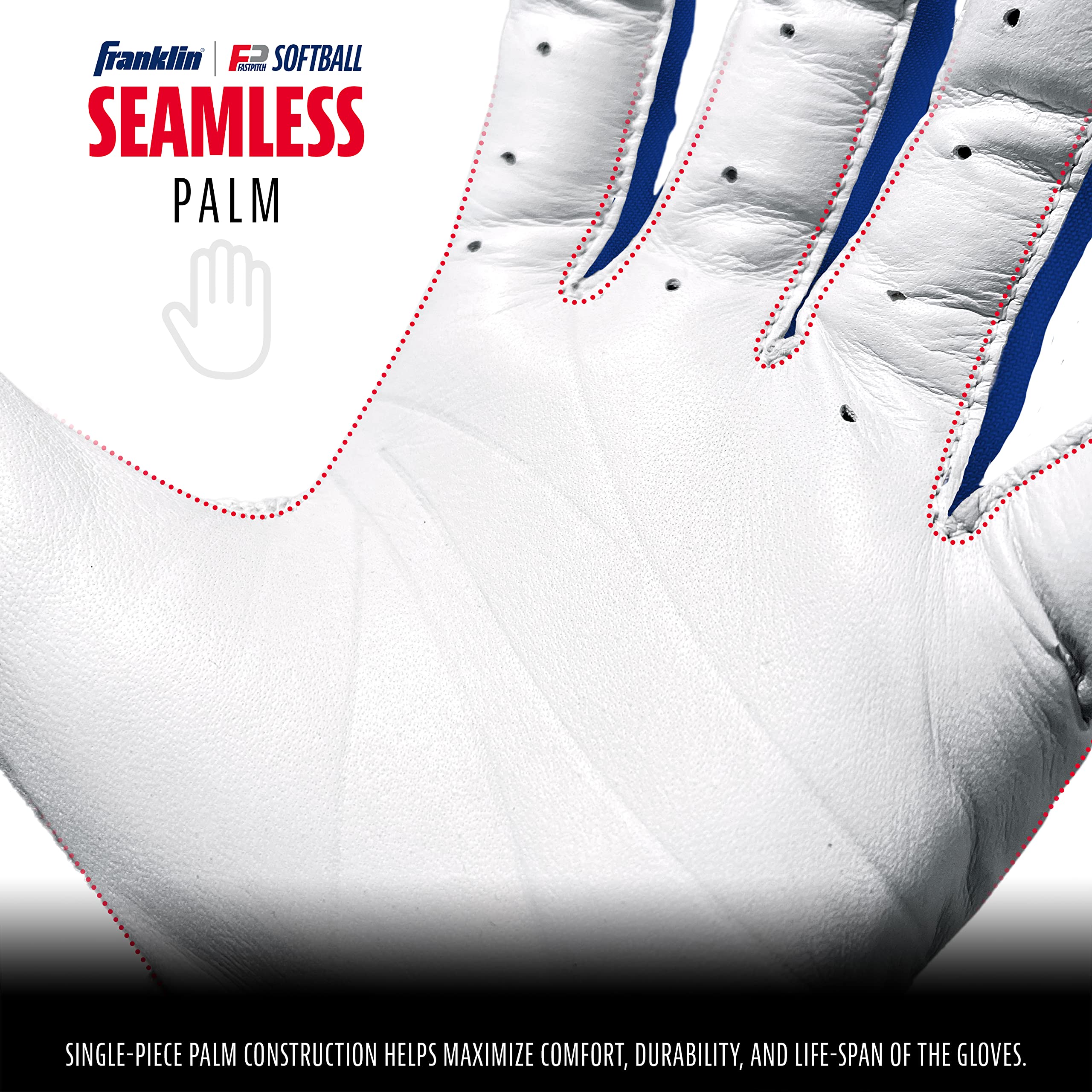 Foto 5 pulgar | Guantes De Bateo Para Sóftbol Franklin Sports Cfx Pro Adult L - Venta Internacional.