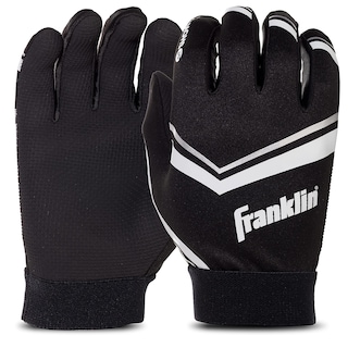 Foto 1 | Guantes Para Receptor De Fútbol Franklin Sports Shoktak Youth, Negros - Venta Internacional.