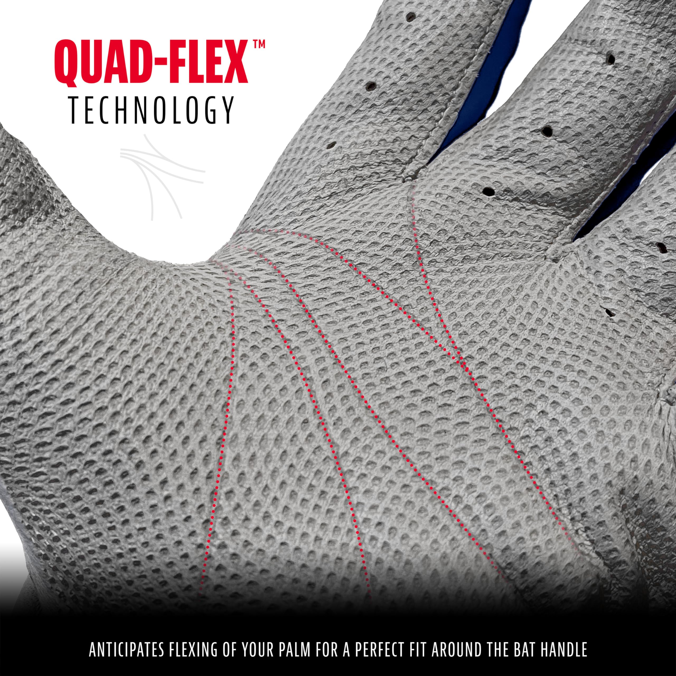 Foto 5 pulgar | Guantes De Bateo De Béisbol Franklin Sports Cfx Pro Para Adultos, Grandes - Venta Internacional.