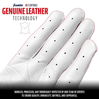 Foto 3 | Guantes De Bateo De Sóftbol Franklin Sports Cfx Fp Para Mujer L - Venta Internacional.