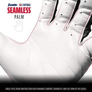 Foto 4 | Guantes De Bateo De Sóftbol Franklin Sports Cfx Fp Para Mujer L - Venta Internacional.