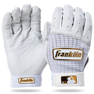 Foto 1 | Guantes De Bateo De Béisbol Franklin Sports Pro Classic Blanco/dorado - Venta Internacional.