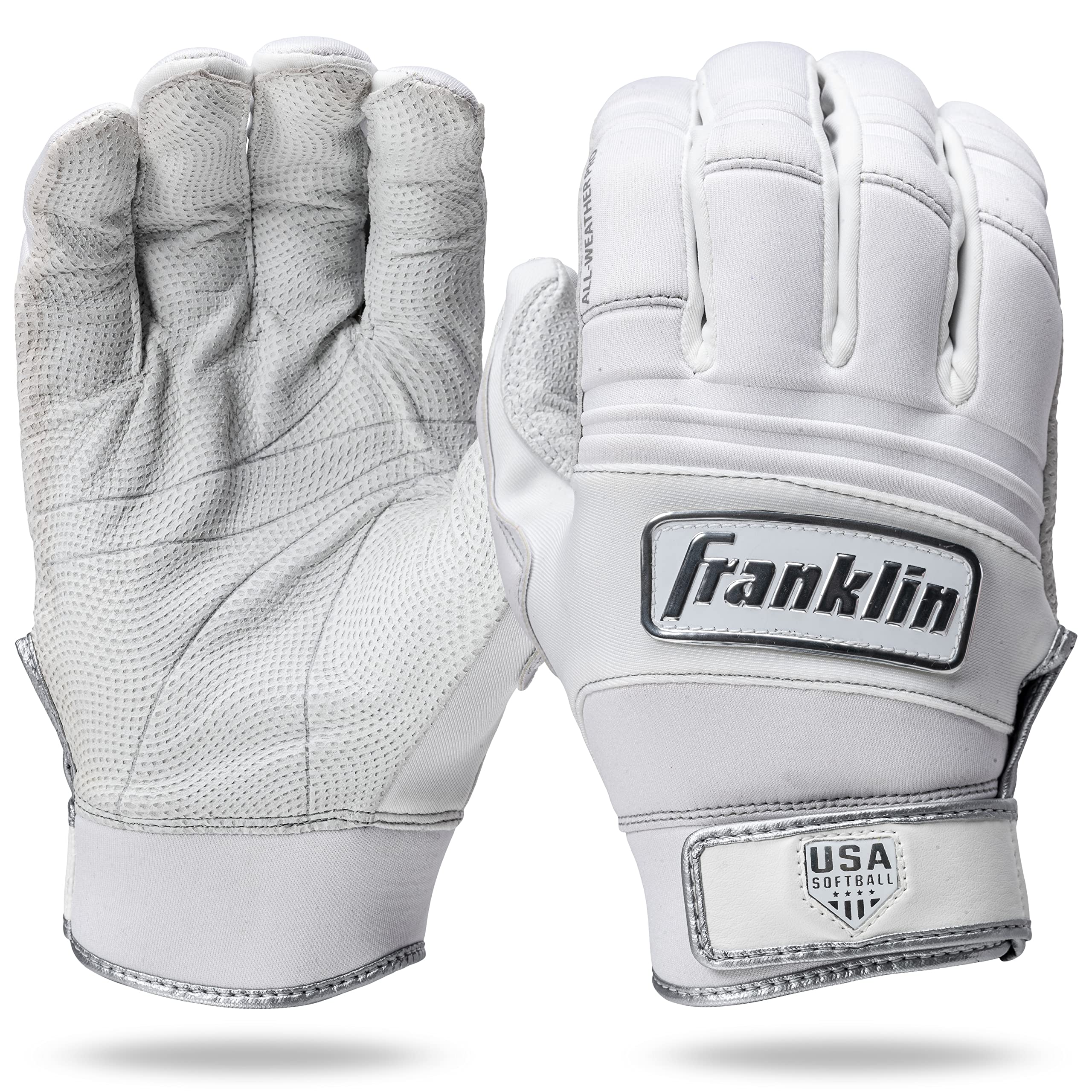Foto 2 pulgar | Guantes De Bateo De Softball Franklin Sports Para Todo Tipo De Clima Para Mujer - Venta Internacional.