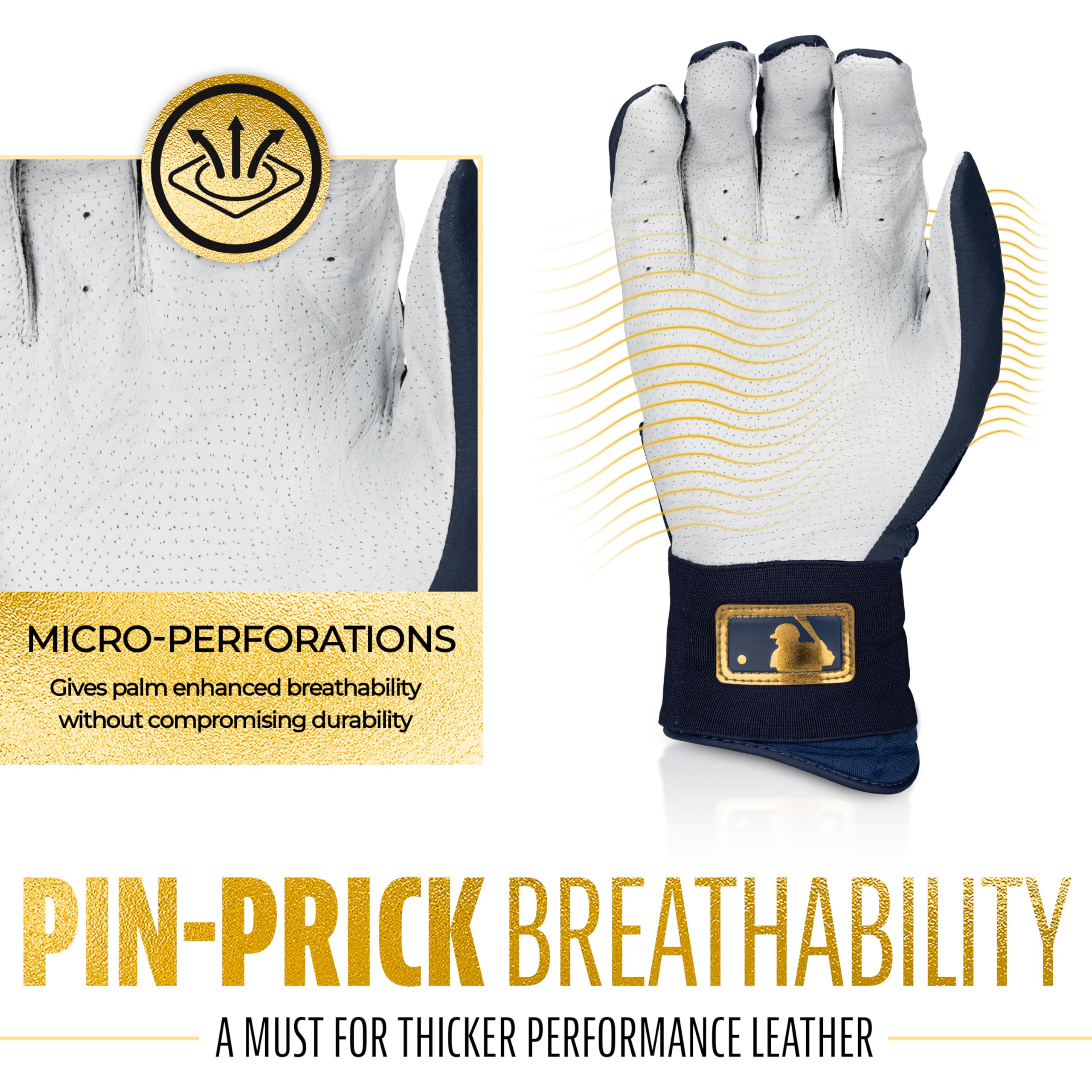 Foto 3 pulgar | Guantes De Bateo Franklin Sports Infinite Powerstrap Adult M - Venta Internacional.