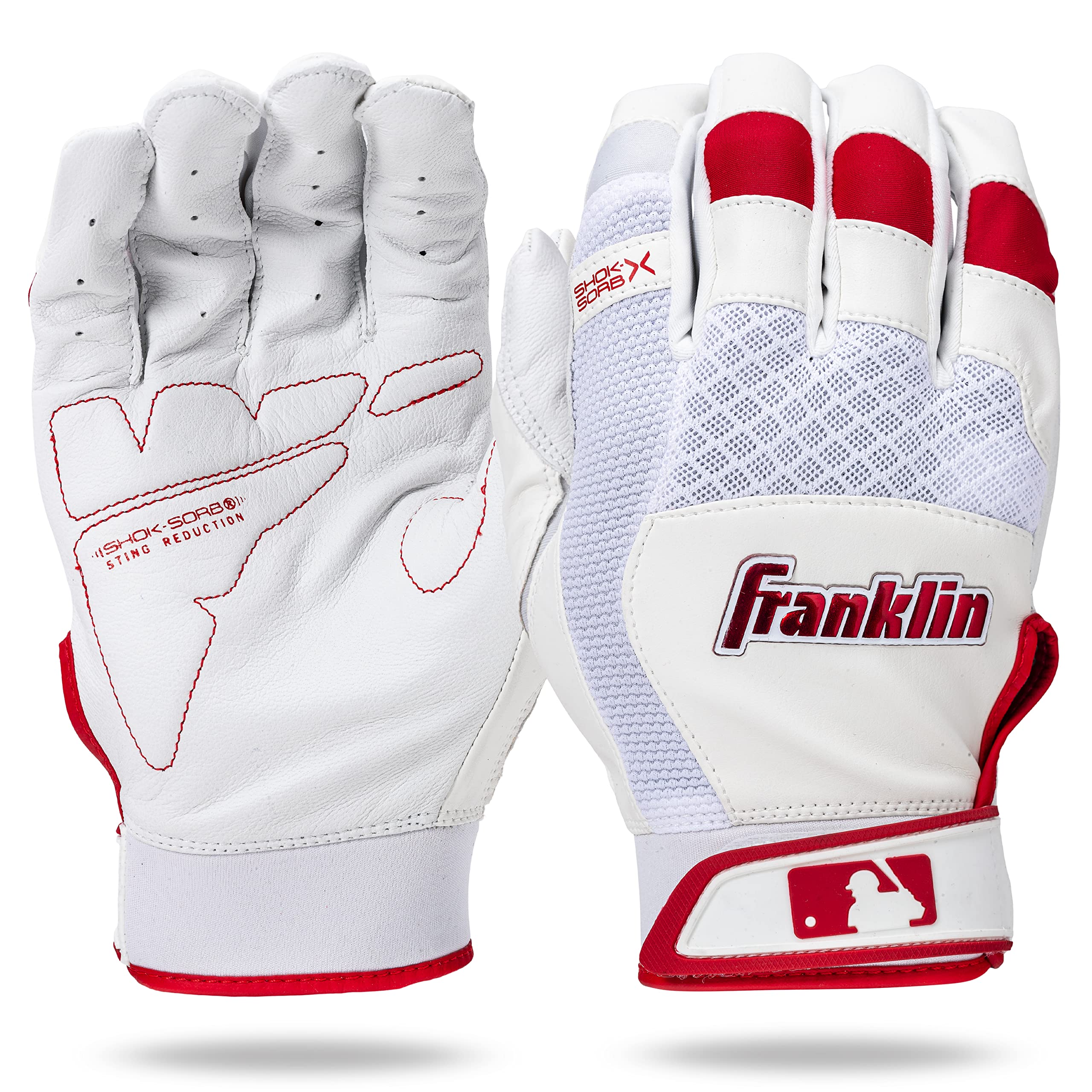 Foto 2 pulgar | Guantes De Bateo Franklin Sports Shok-sorb X Para Adultos, Grandes - Venta Internacional.