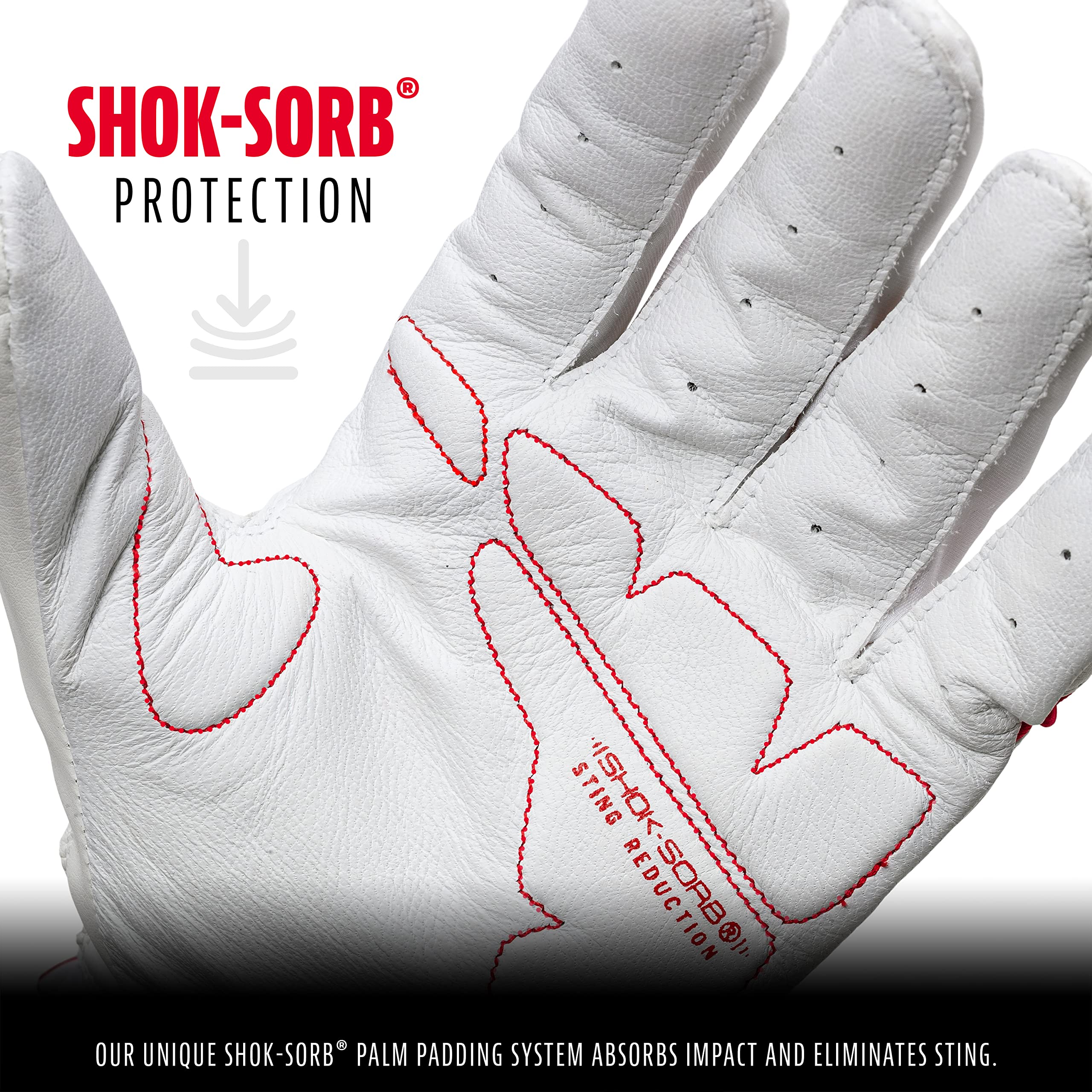Foto 4 pulgar | Guantes De Bateo Franklin Sports Shok-sorb X Para Adultos, Grandes - Venta Internacional.