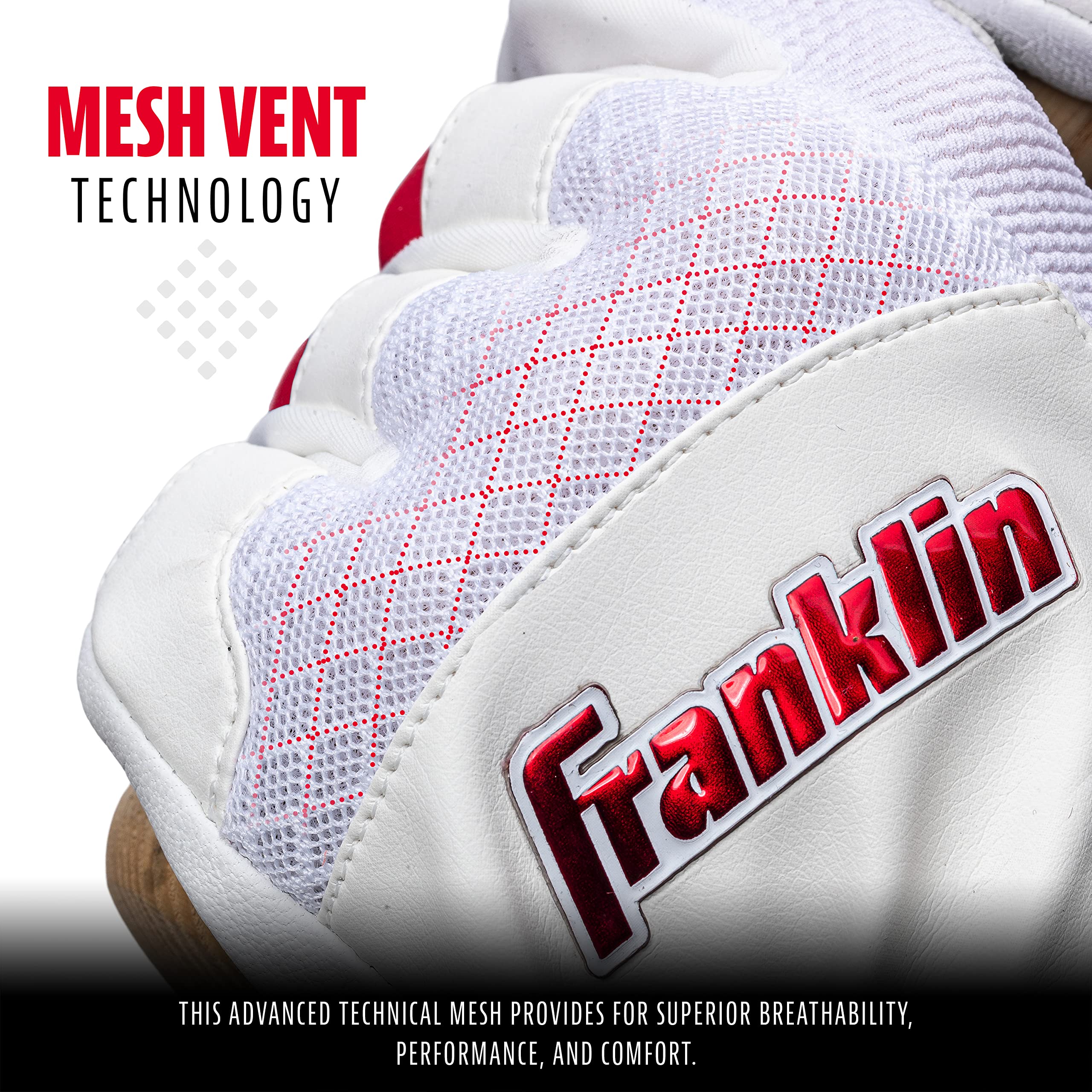 Foto 5 pulgar | Guantes De Bateo Franklin Sports Shok-sorb X Para Adultos, Grandes - Venta Internacional.