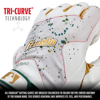 Foto 4 | Guantes De Bateo Franklin Sports 2nd Skinz Drip Mlb Para Jóvenes - Venta Internacional.