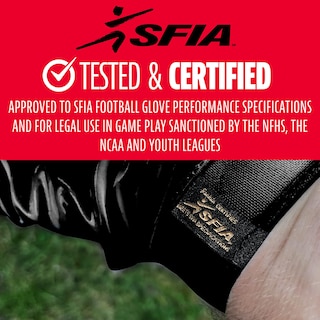 Foto 2 | Guantes Para Receptor De Fútbol Franklin Sports Supratak Adult M - Venta Internacional.