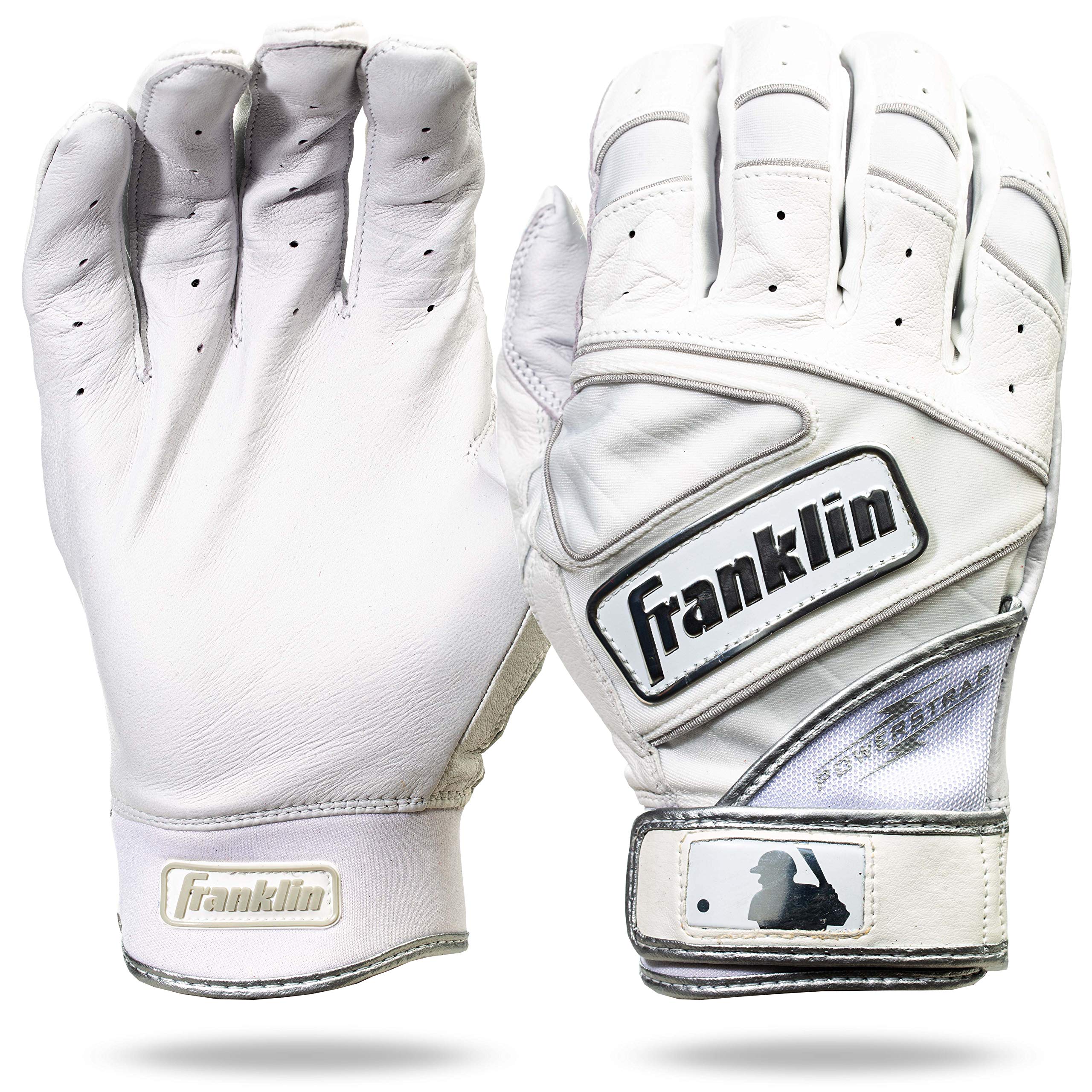Foto 1 | Guantes De Bateo Franklin Sports Powerstrap, Color Blanco Cromado - Venta Internacional.
