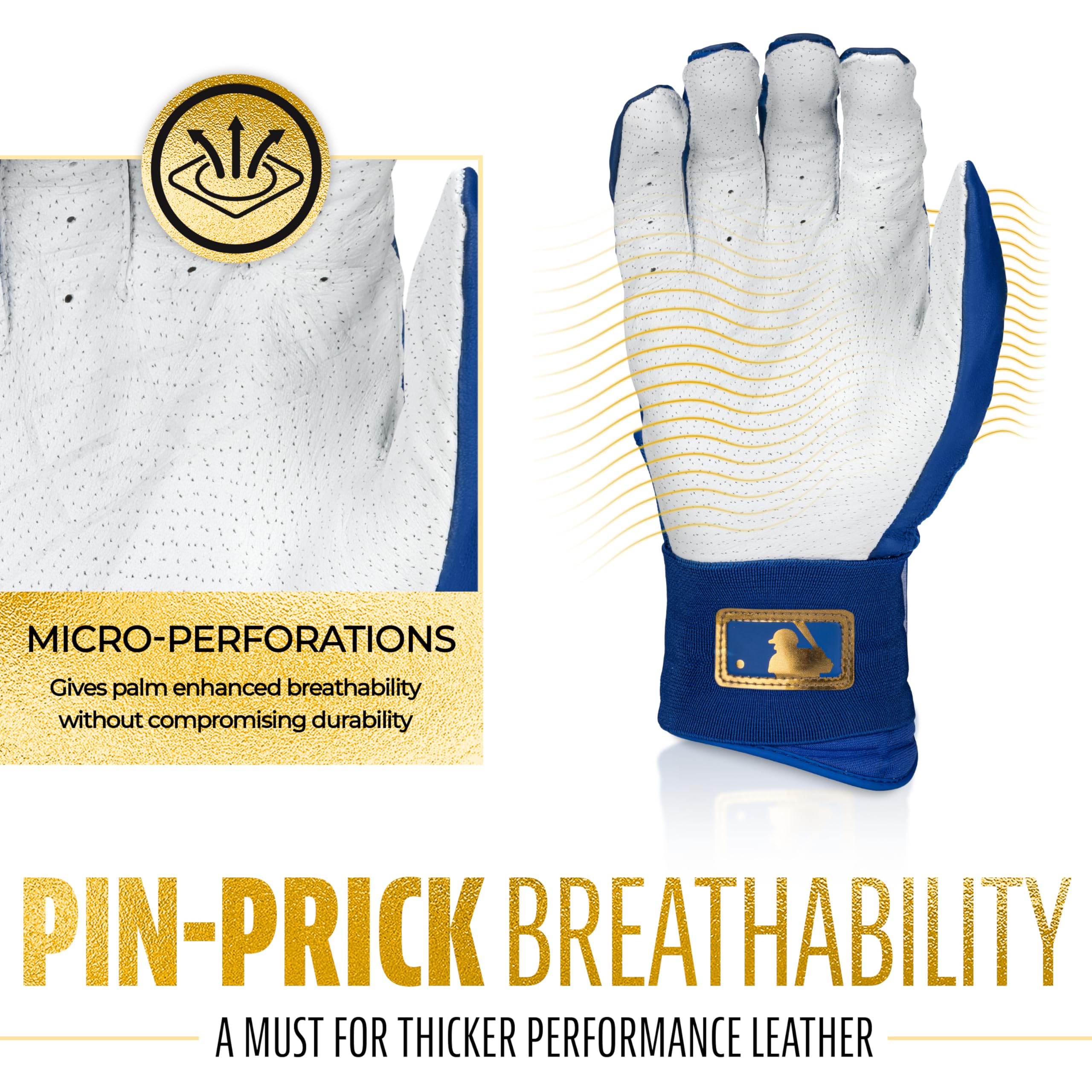 Foto 2 | Guantes De Bateo Franklin Sports Infinite Powerstrap Adult M - Venta Internacional.