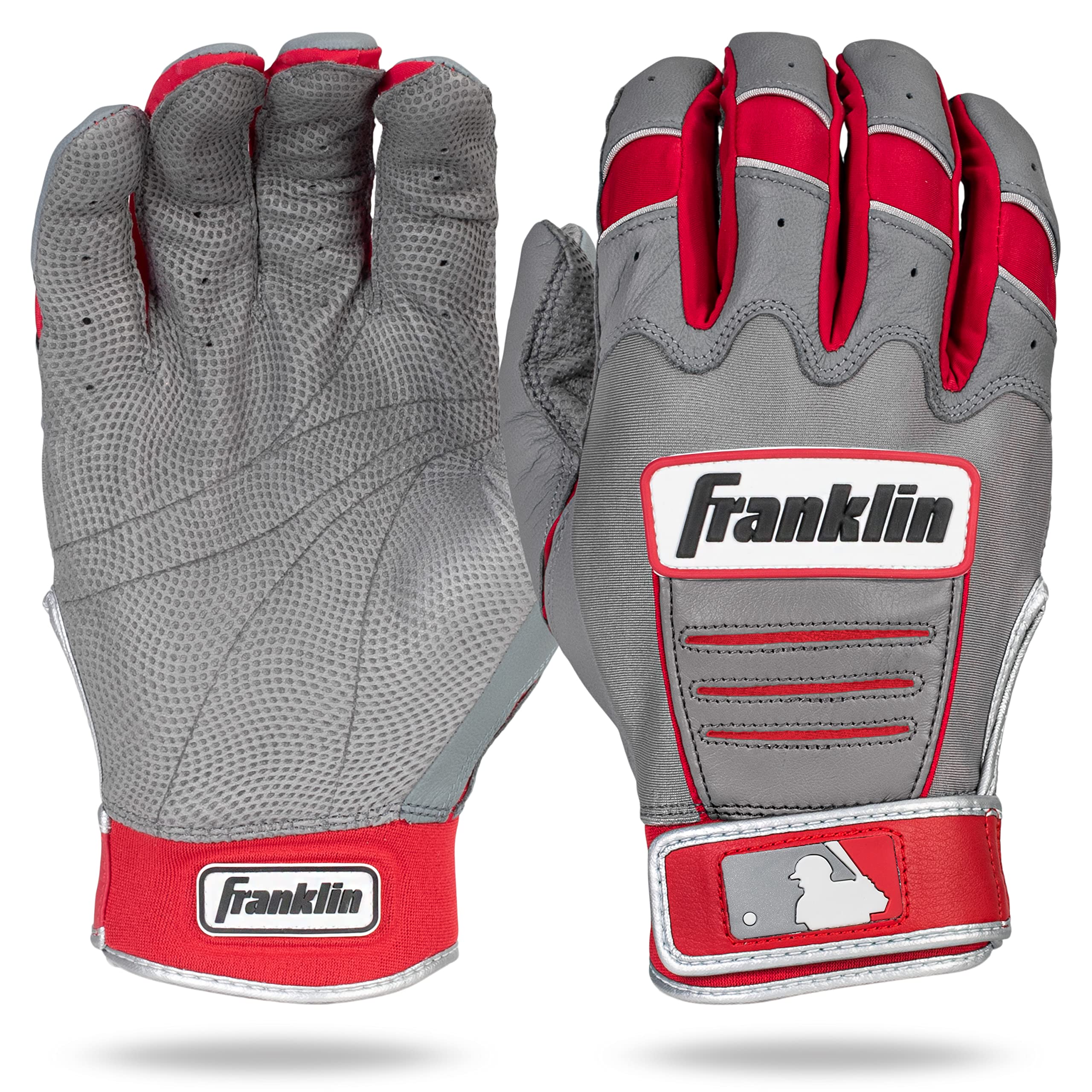 Foto 2 pulgar | Guantes De Bateo De Béisbol Franklin Sports Cfx Pro Gris/rojo - Venta Internacional.