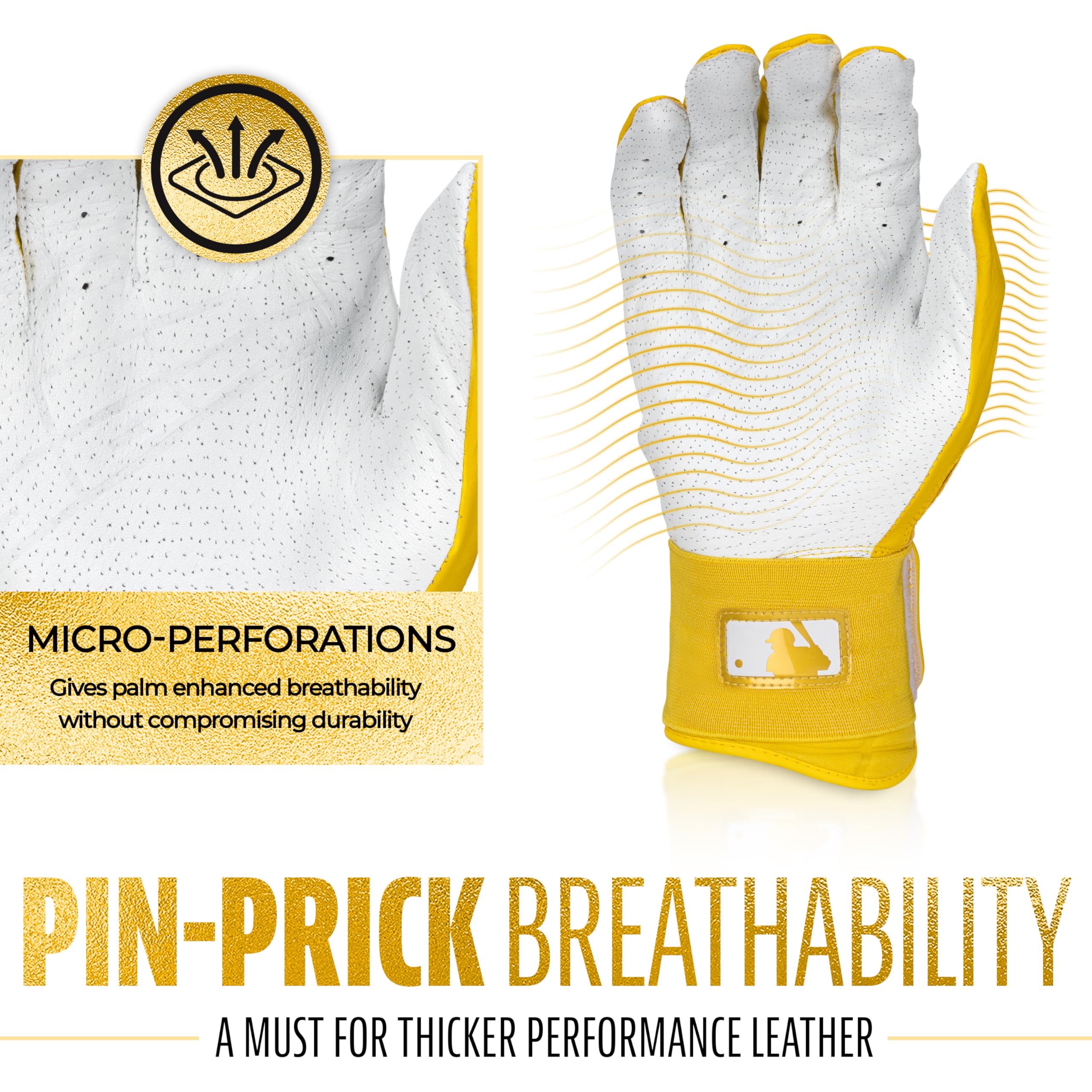 Foto 2 | Guantes De Bateo Franklin Sports Infinite Powerstrap Youth - Venta Internacional.