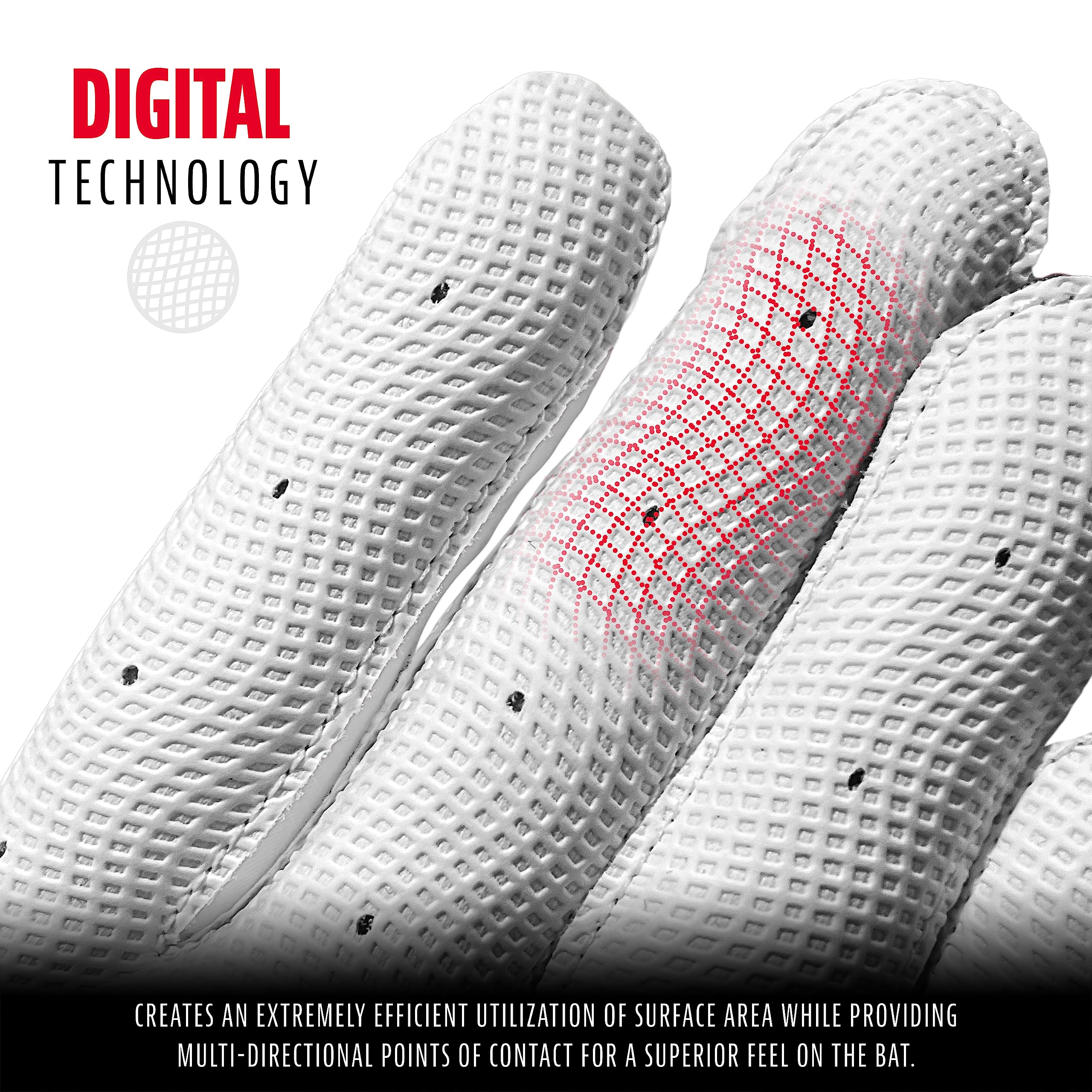 Foto 3 pulgar | Guantes De Bateo Franklin Sports Classic Xt Baseball, Blancos - Venta Internacional.