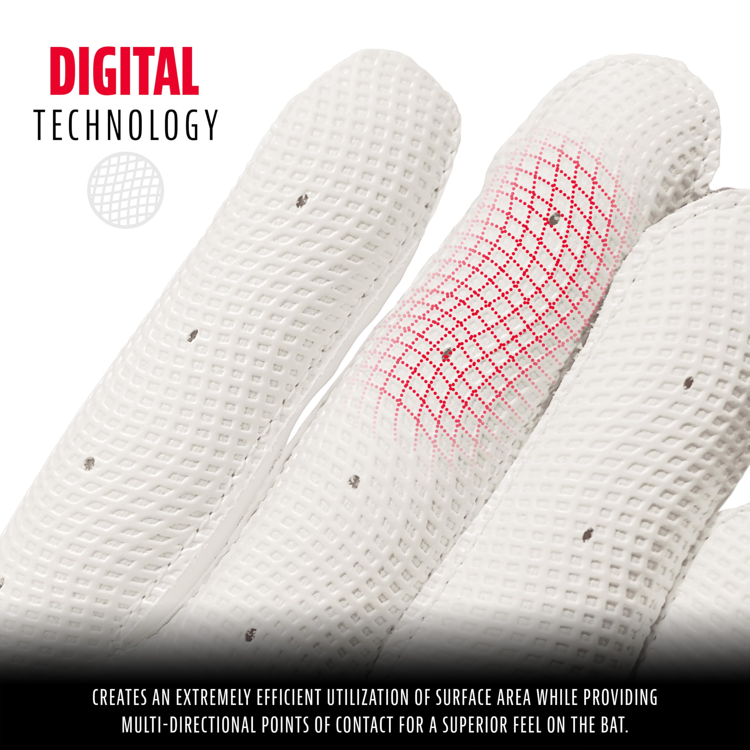 Foto 4 pulgar | Guantes De Bateo De Sóftbol Franklin Sports Classic X Youth M - Venta Internacional.