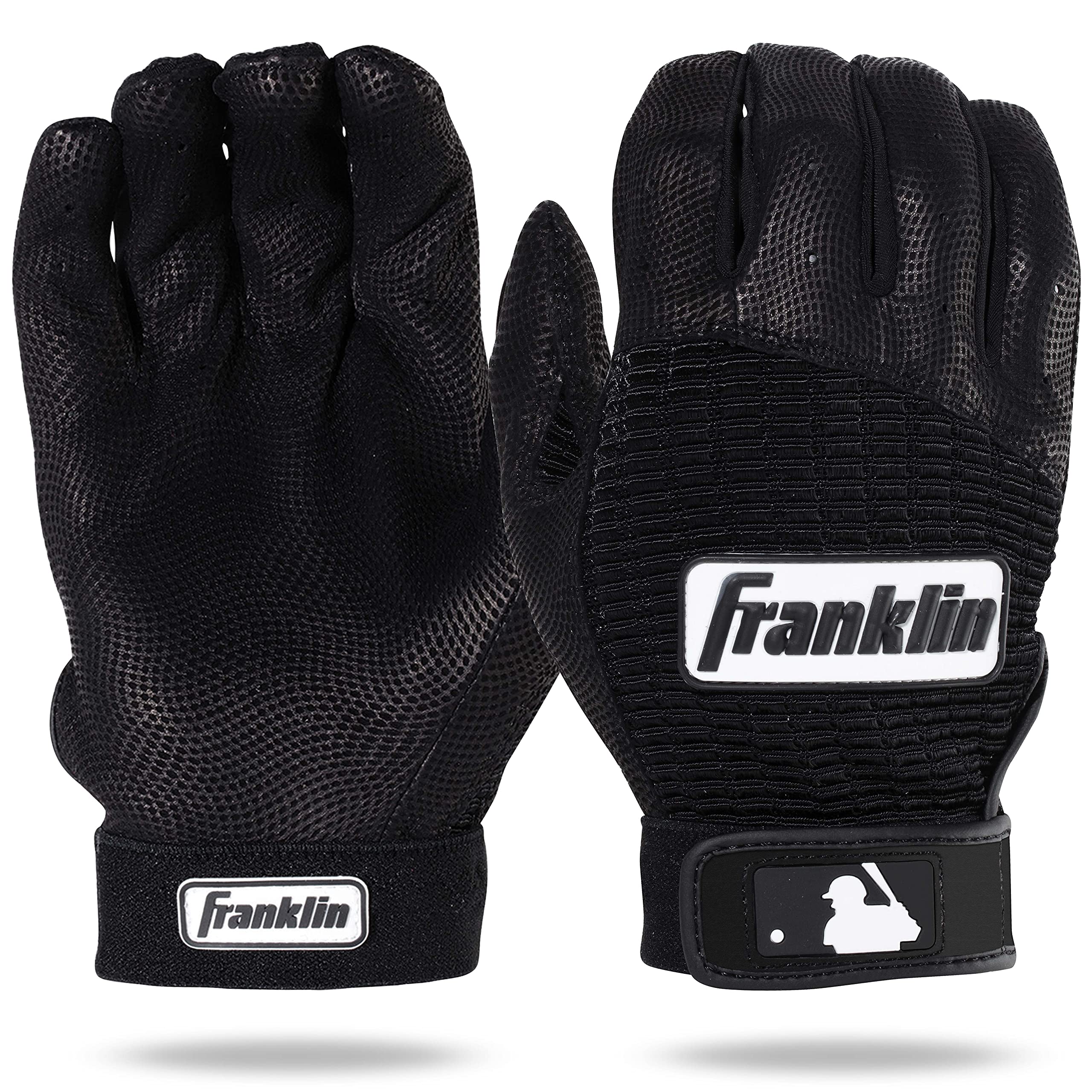 Foto 1 | Guantes De Bateo Franklin Sports Pro Classic Baseball Negros - Venta Internacional.