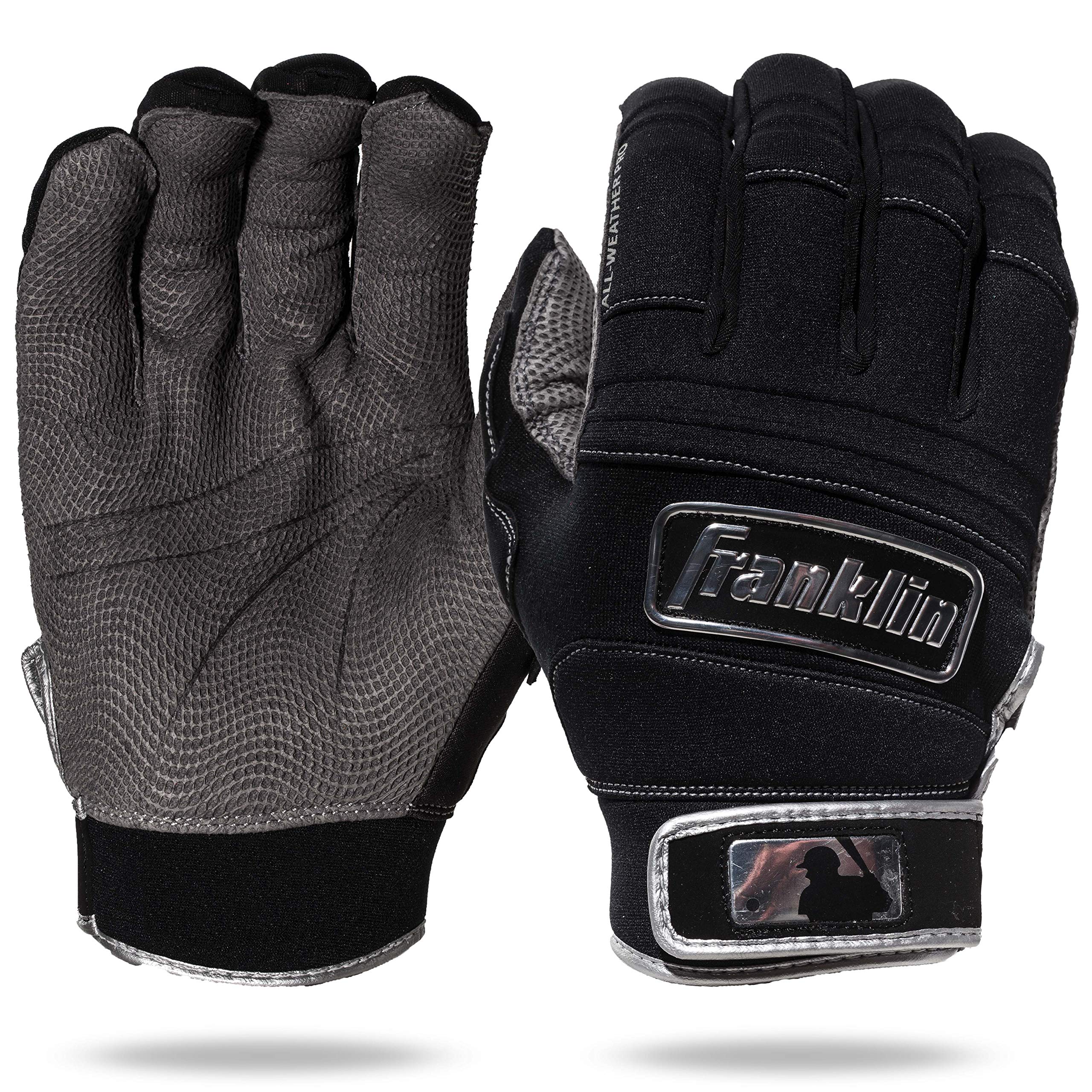 Foto 1 | Guante Franklin Sports Mlb A Xxl Negro/negro Para Todo Tipo De Clima - Venta Internacional.