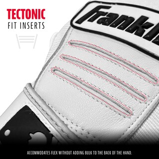 Foto 3 | Guantes De Bateo Franklin Sports Mlb Cfx Pro Pearl/white Youth - Venta Internacional.
